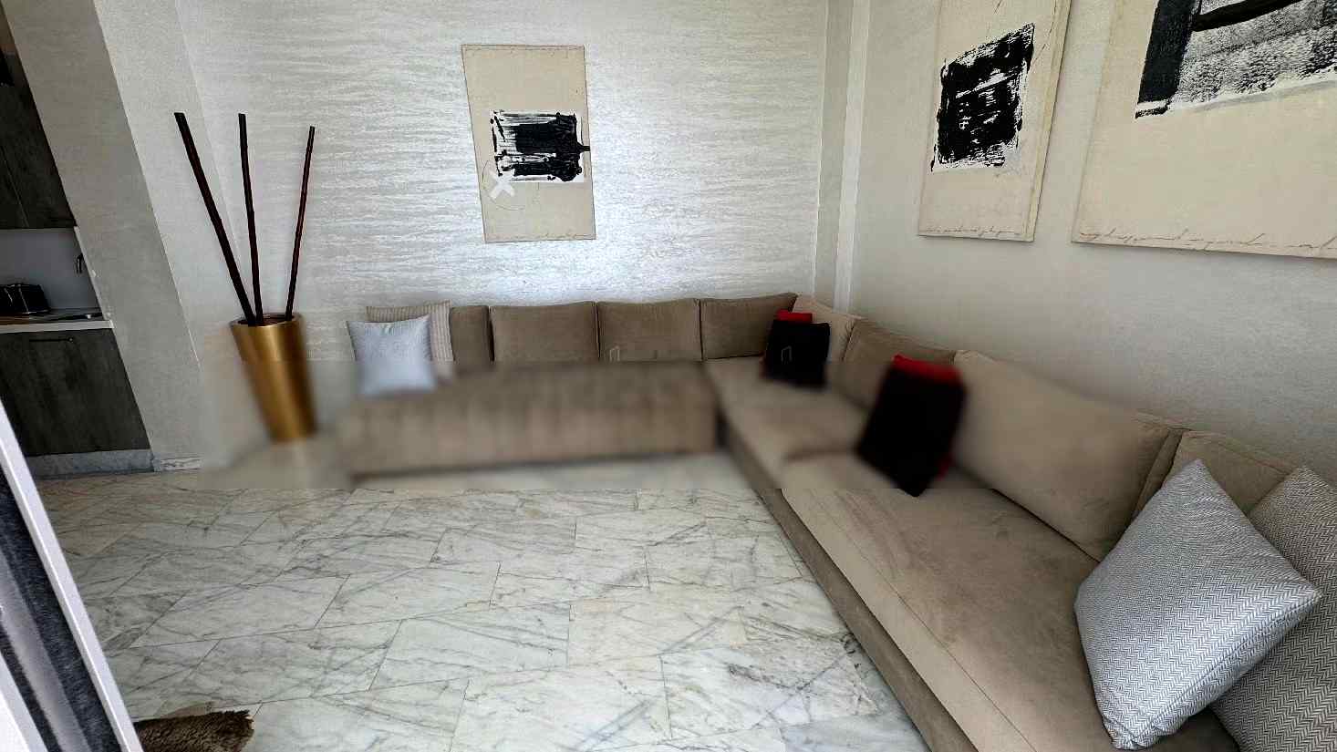 Locatiom vacances Casablanca appartement 2 chambres salon - Photo 6