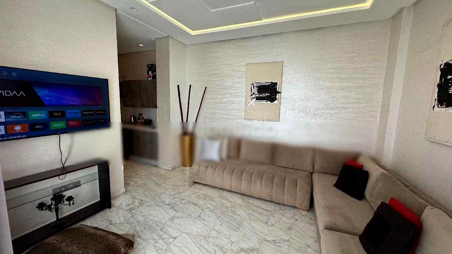 Locatiom vacances Casablanca appartement 2 chambres salon - Photo 3
