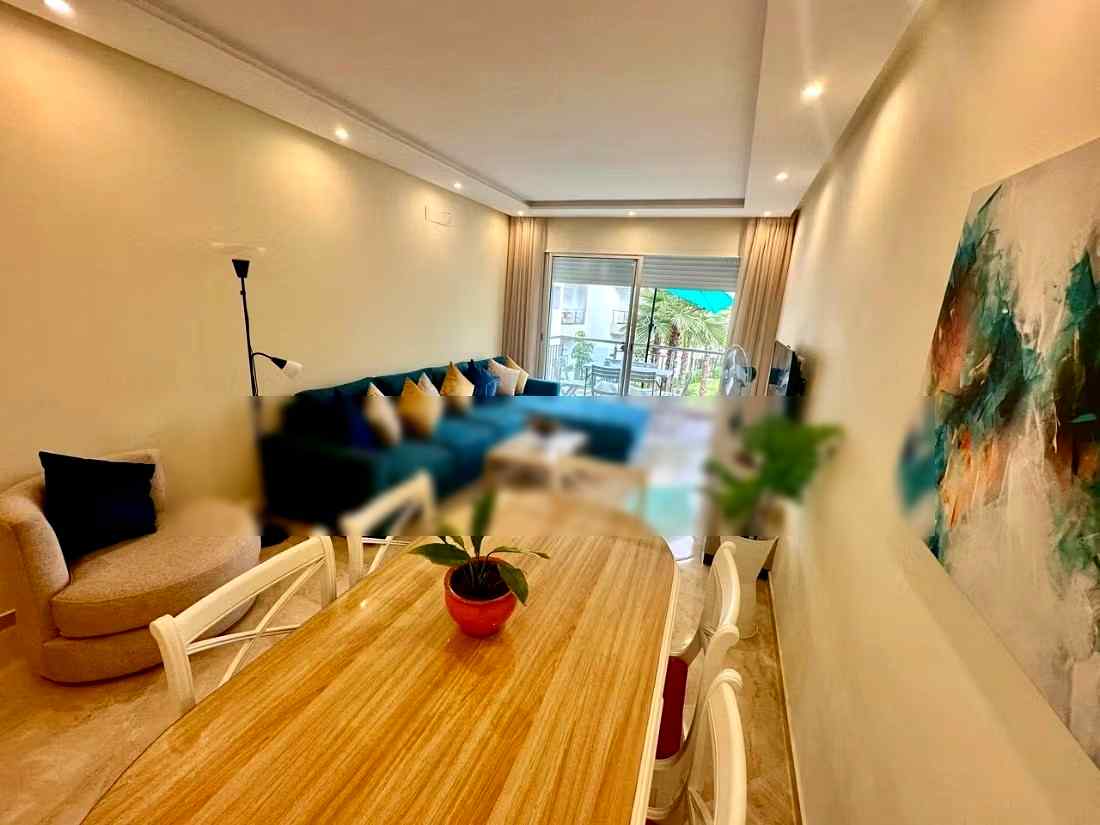 Location d'un appartement à Assanaouber. 
Superficie 74 m². 
Terrasse et ascenseur - Photo 5