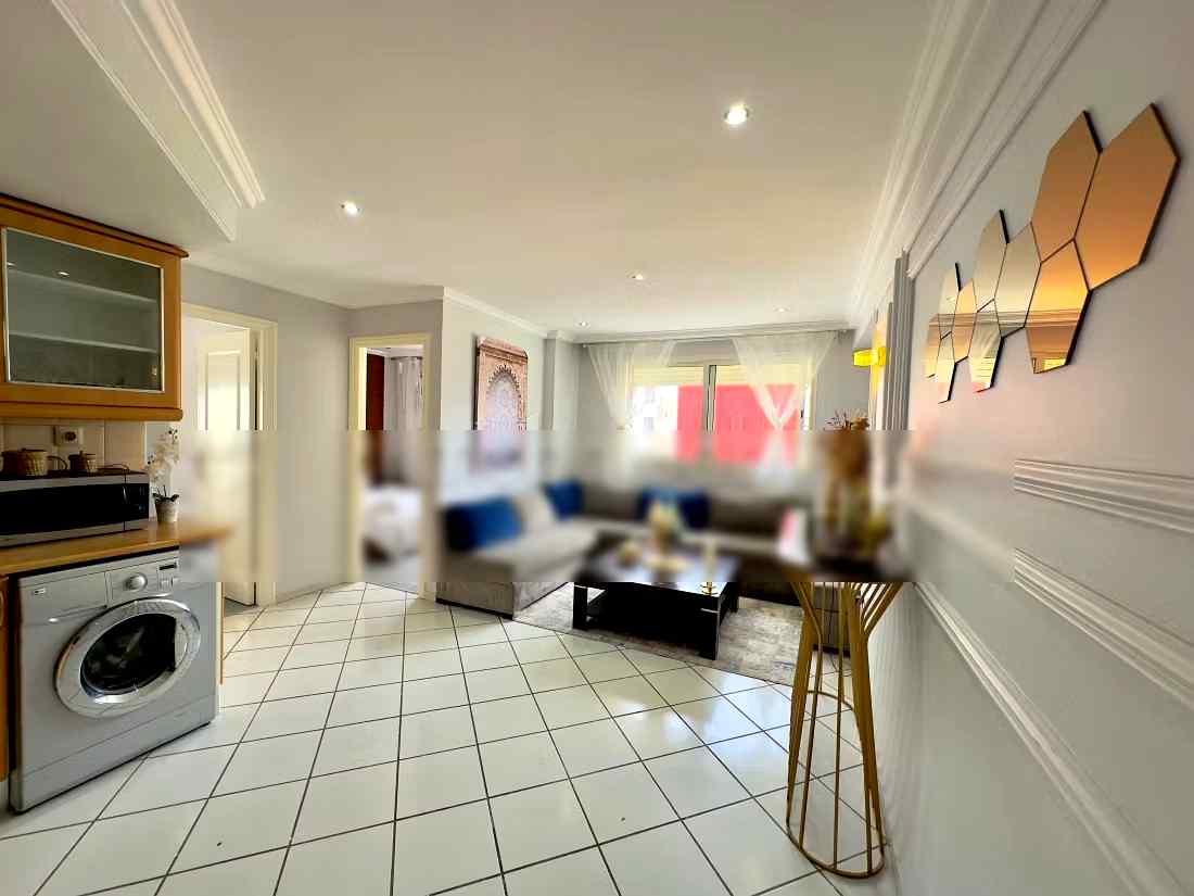 Location d'un appartement à Bourgogne Est. Superficie 55 m². Salon traditionnel marocain, résidence sécurisée - Photo 7